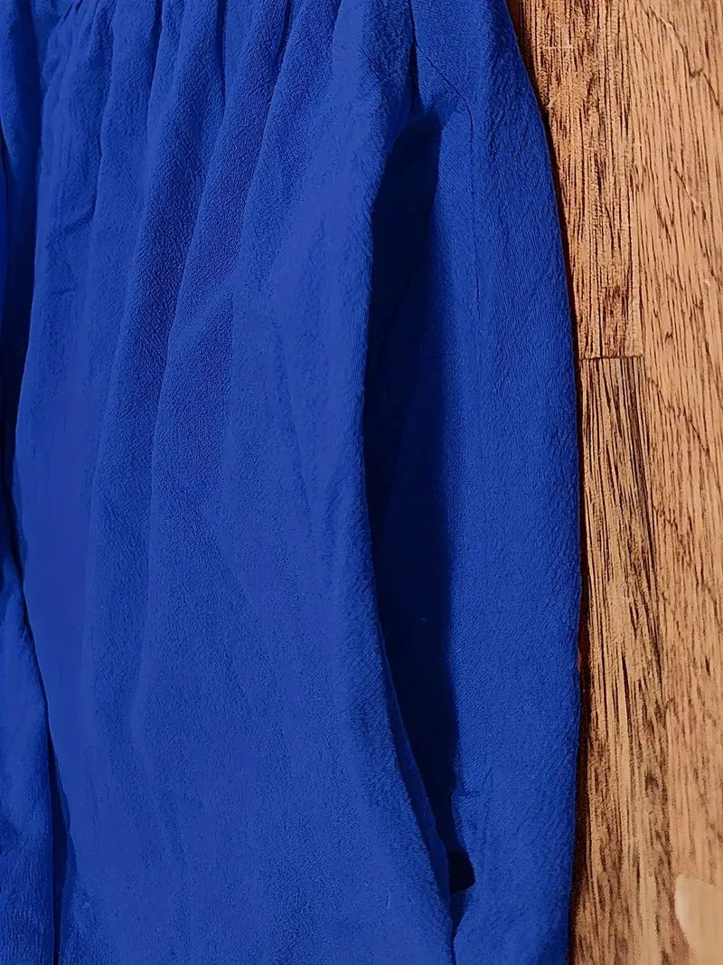 Aliams | Raffinierte Leinen Sommerkleid mit Praktischen Taschen