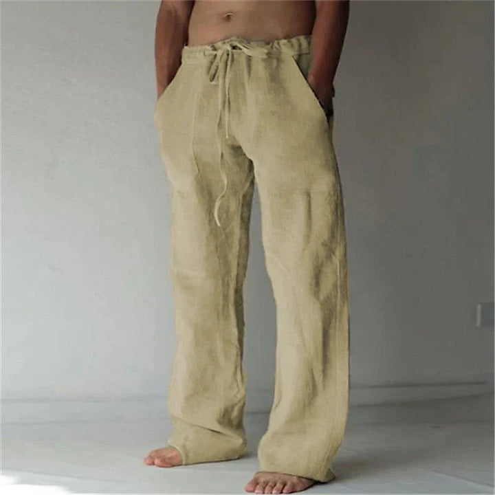 Aliams | Herren Baggy Leinenhose