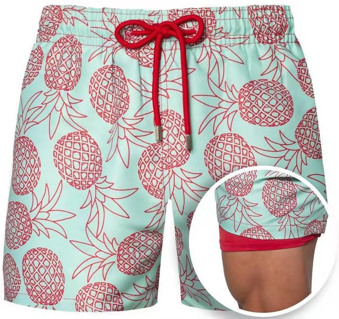 Aliams | Doppellagige Strandshorts für Herren