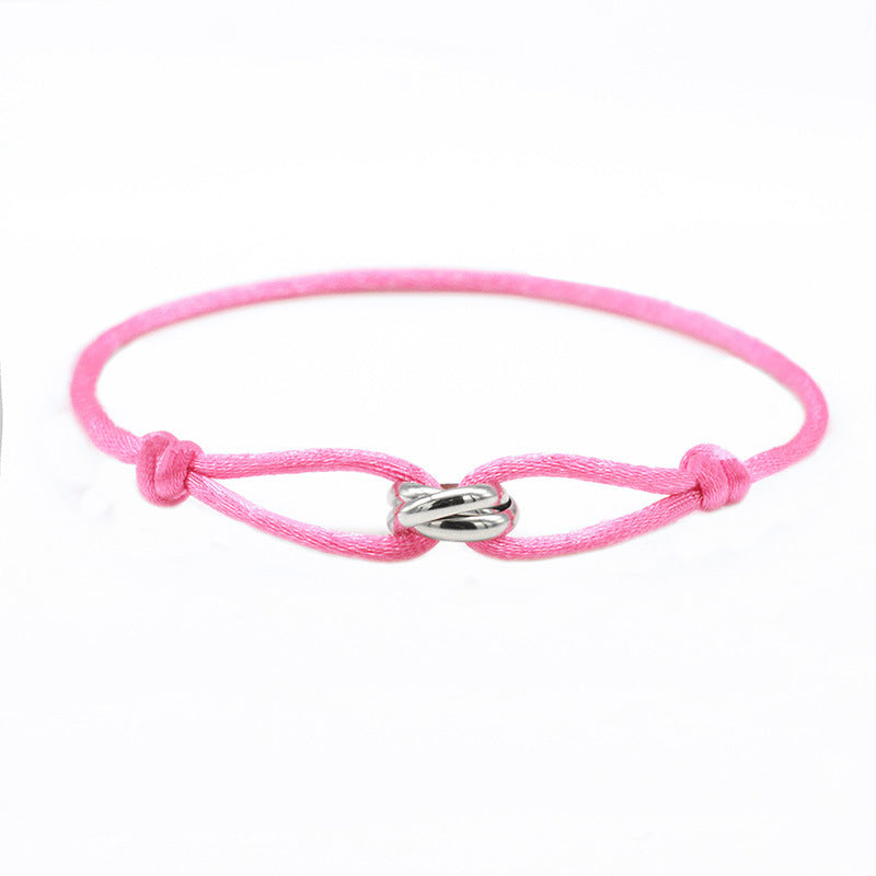 Aliams | Handgefertigtes Paar Edelstahl Diy Tragband