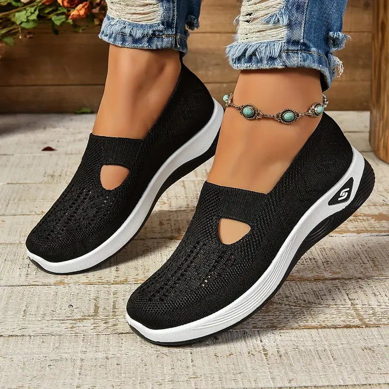 Aliams | Atmungsaktive Orthopädische Slip On Sneakers für Damen