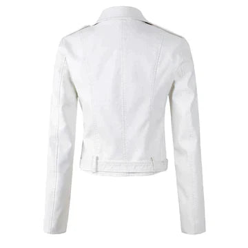 Aliams | Elegante Premium Lederjacke für Damen Luxus und Stil
