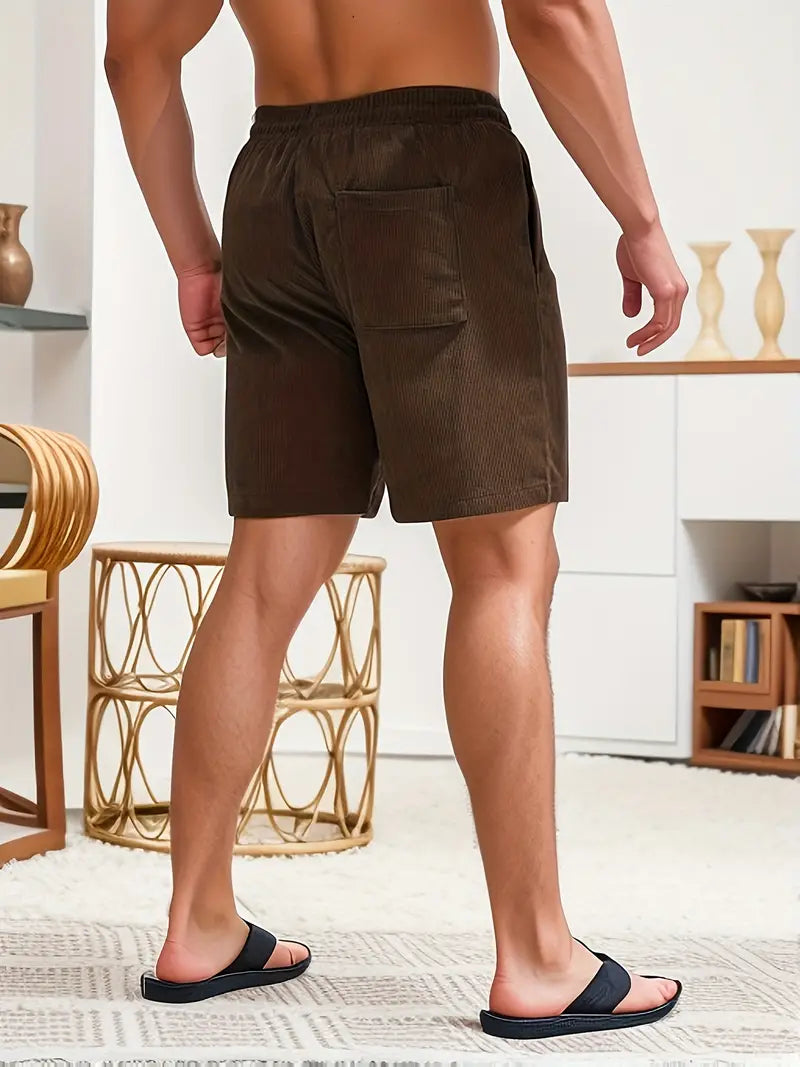 Kurze Badehose mit Stretchbund für Herren