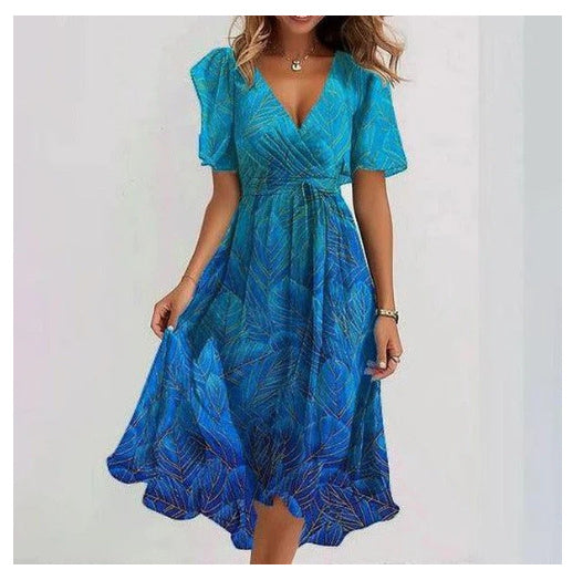 Aliams | Damenkleid mit V-Ausschnitt