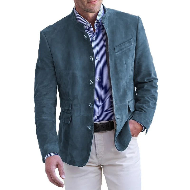 Aliams | Klassische Button-Down-Jacke Für Männer