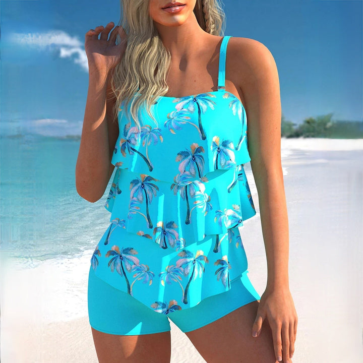 Aliams | Stilvoller Blauer Tankini