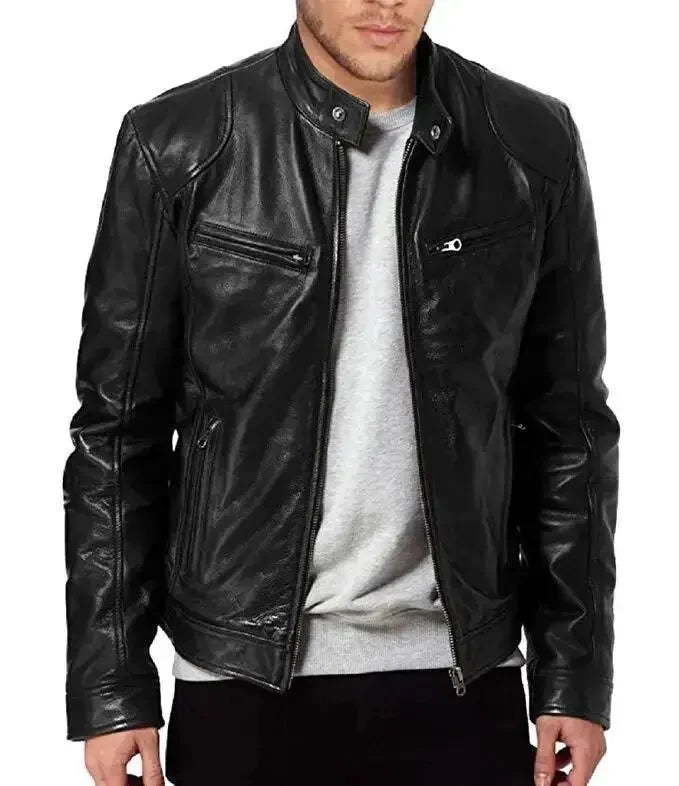 Herren Lederjacke Für Stil Und Komfort
