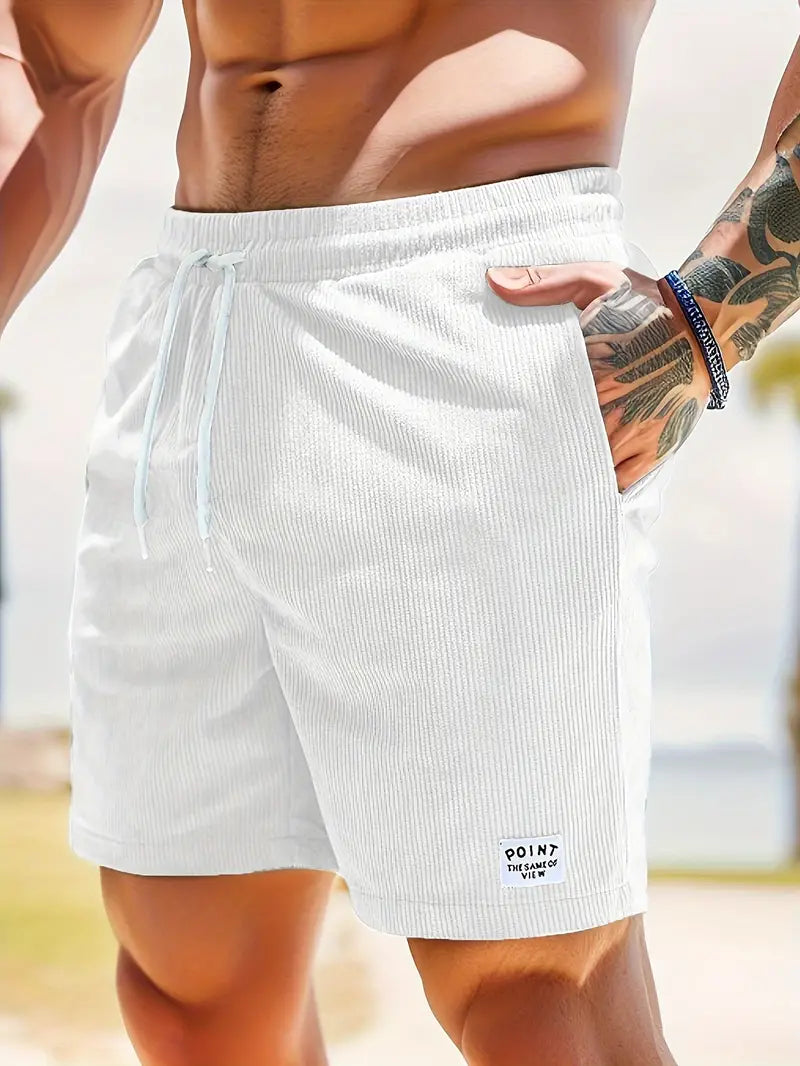 Kurze Badehose mit Stretchbund für Herren