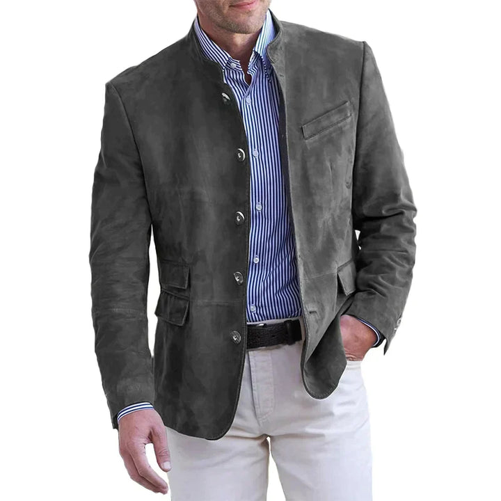 Aliams | Klassische Button-Down-Jacke Für Männer