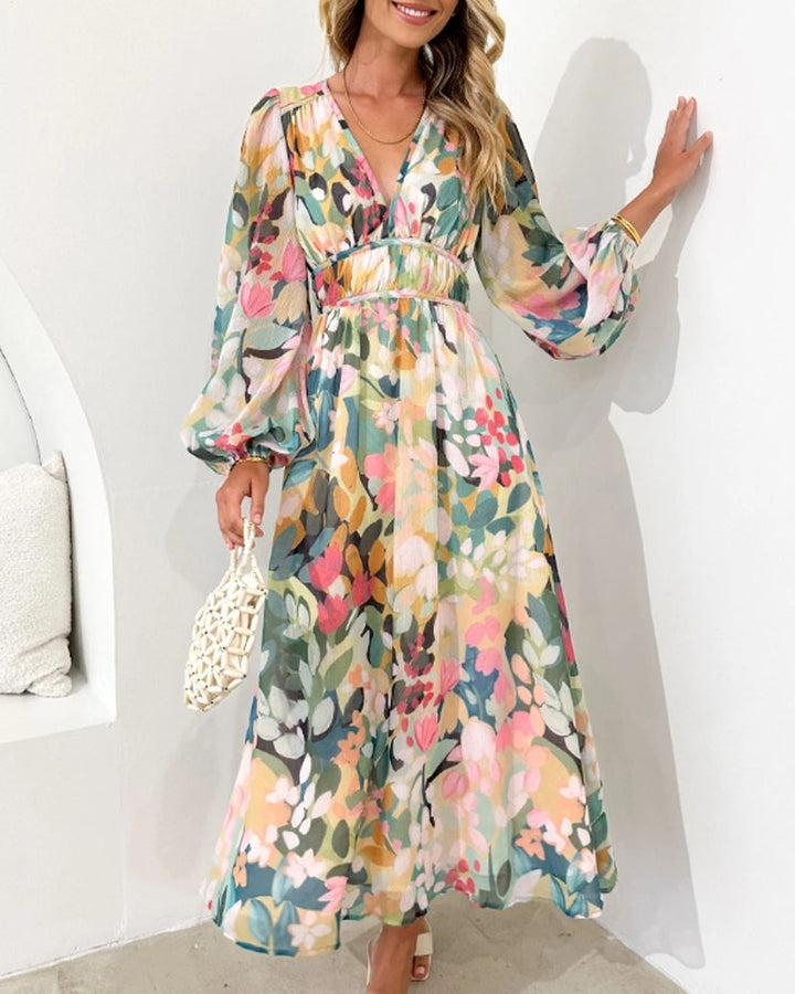 Aliams | Elegantes Floral Kleid