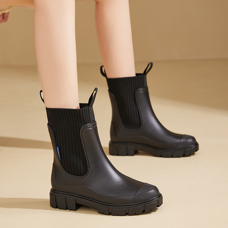 Aliams | Gummistiefel Wasserdicht mit Antirutschsohle, Perfekt für Regenwetter