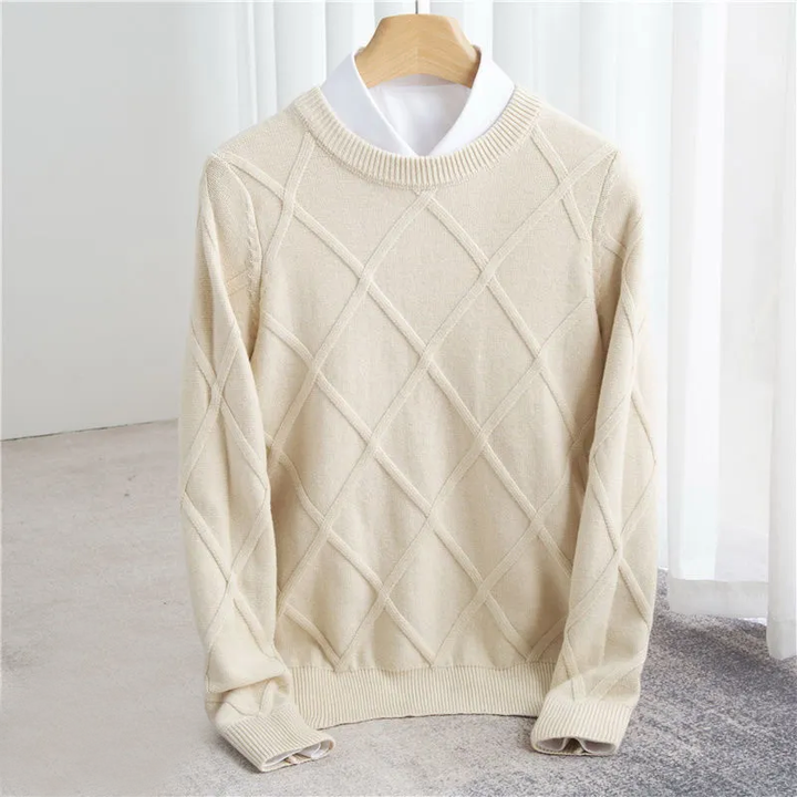 Klassischer Winter Pullover Für Herren – Warm & Bequem