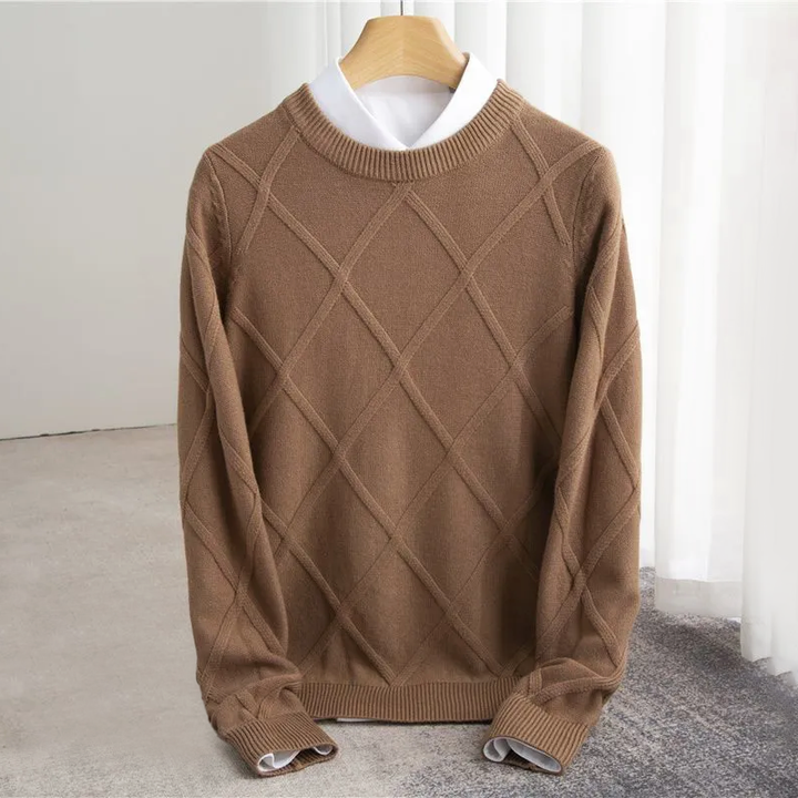 Klassischer Winter Pullover Für Herren – Warm & Bequem