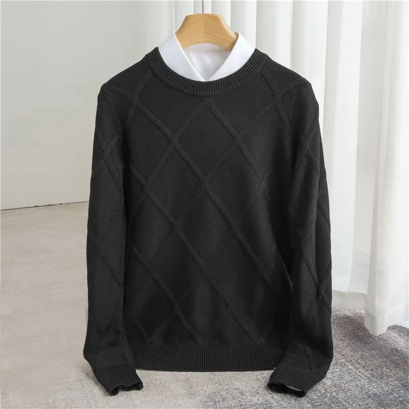 Klassischer Winter Pullover Für Herren – Warm & Bequem