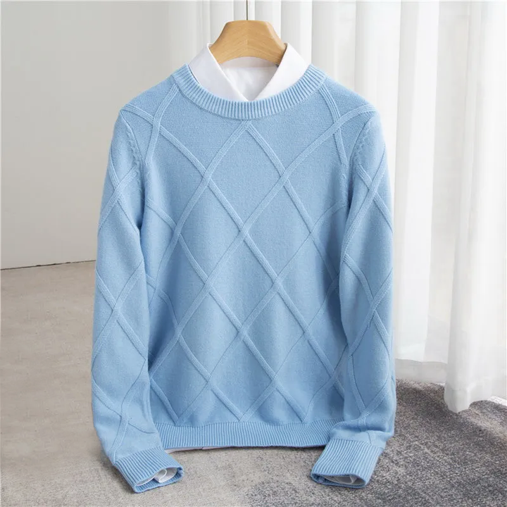 Klassischer Winter Pullover Für Herren – Warm & Bequem