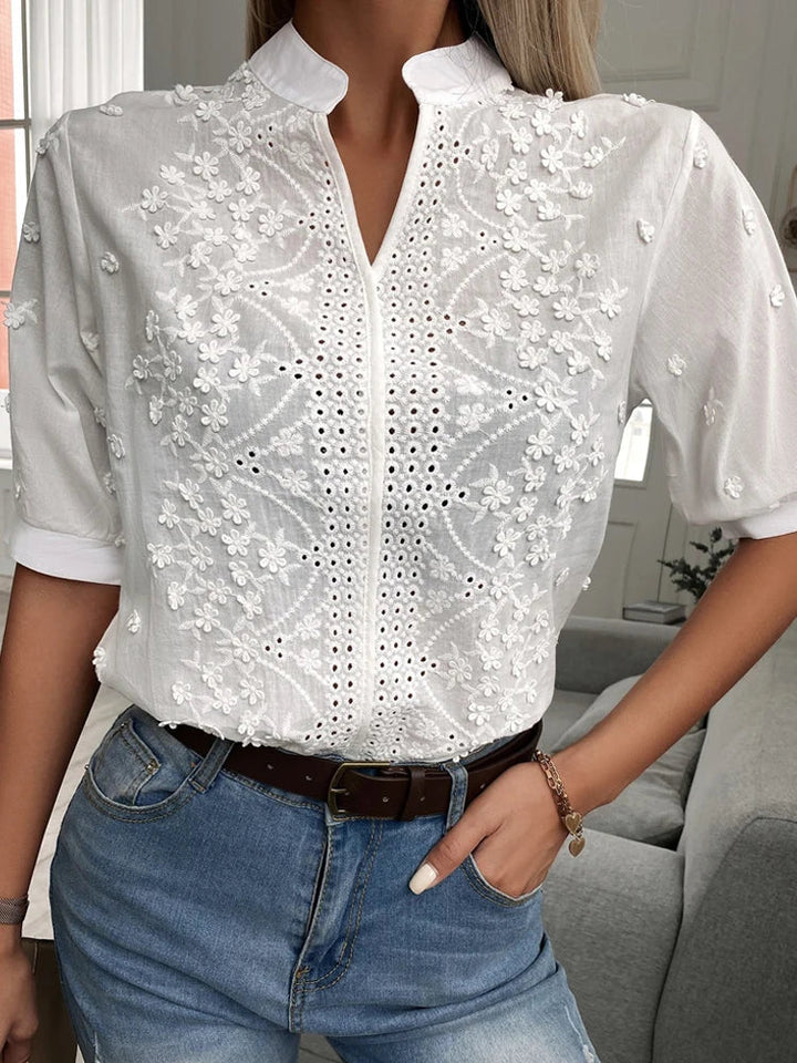 Aliams | Elegantes Top mit V-Ausschnitt