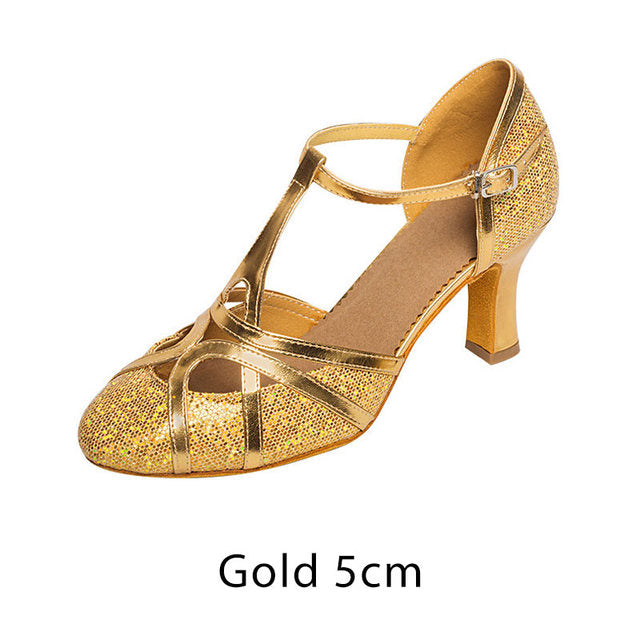 Aliams | Salsa Tanzschuhe Damen Latein Tanzschuhe 7Cm