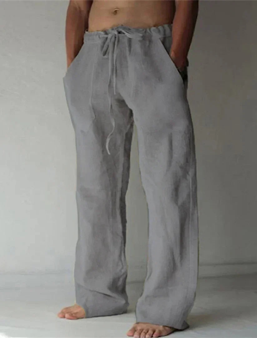 Aliams | Herren Baggy Leinenhose