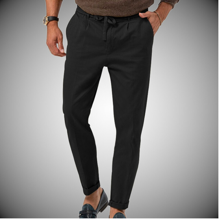 Aliams | Herren Chino Hose Weiß Stoffhose