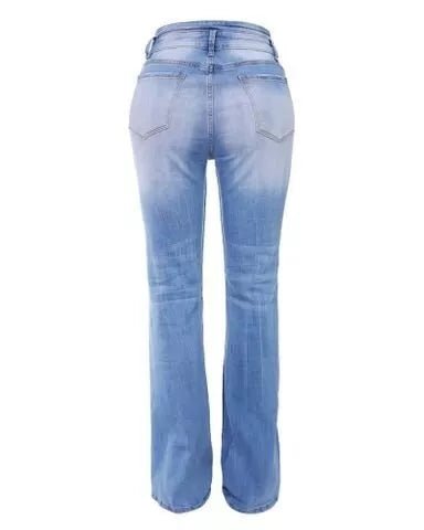 Aliams | Holly Vintage Taillierte Flare-Jeans
