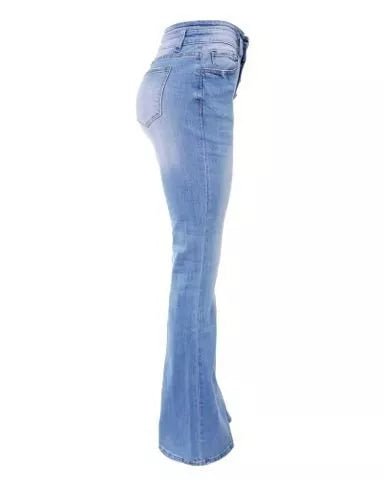 Aliams | Holly Vintage Taillierte Flare-Jeans