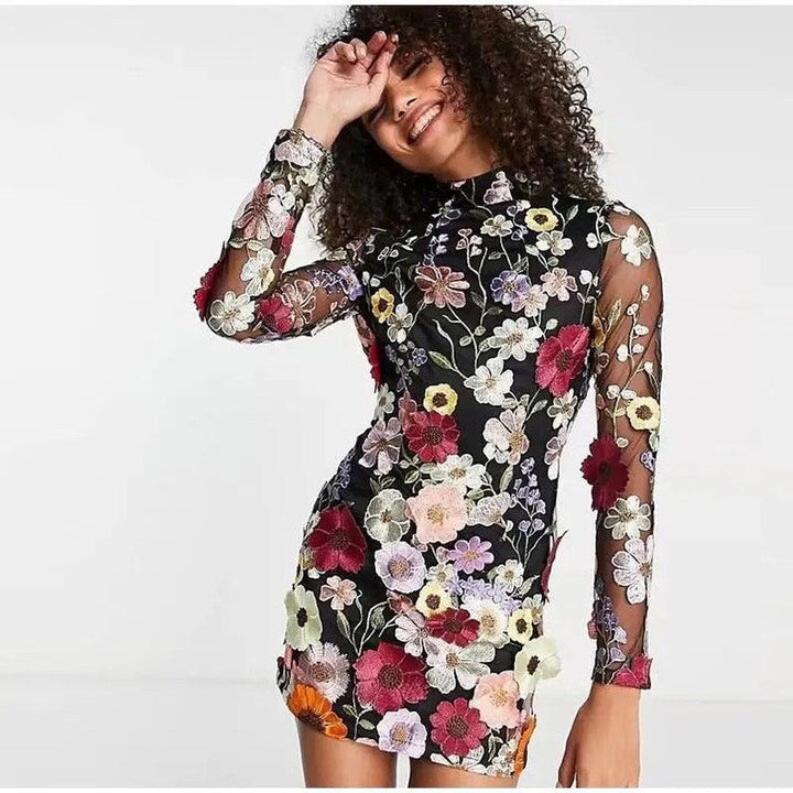 Aliams | Handgefertigtes Blumenkleid