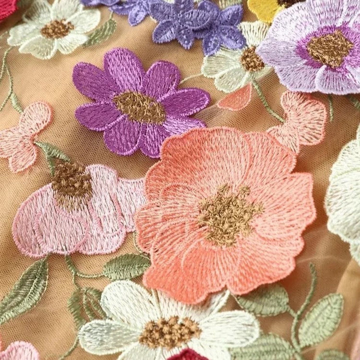 Aliams | Handgefertigtes Blumenkleid