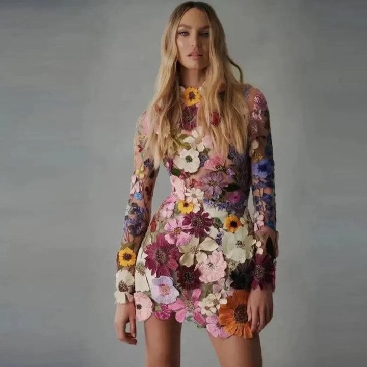 Aliams | Handgefertigtes Blumenkleid