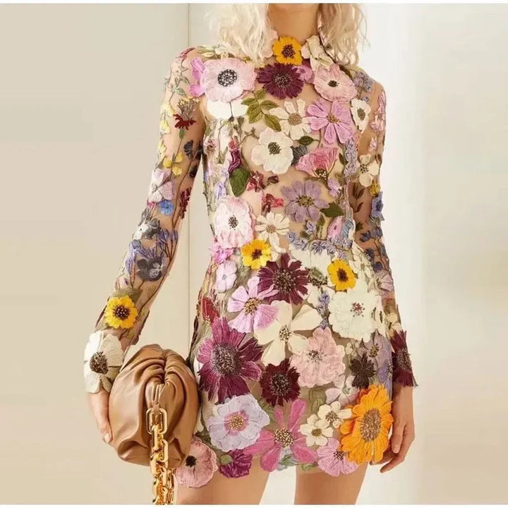 Aliams | Handgefertigtes Blumenkleid