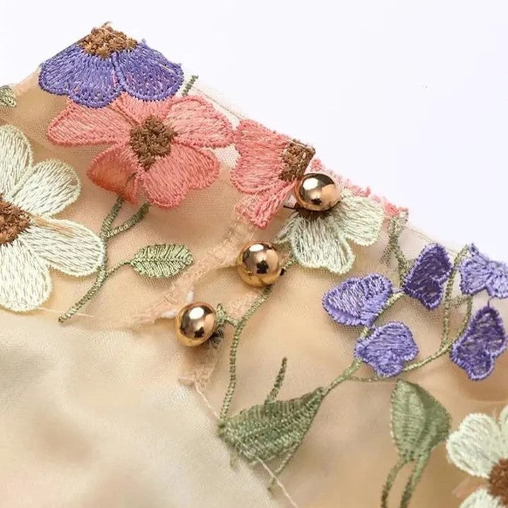 Aliams | Handgefertigtes Blumenkleid