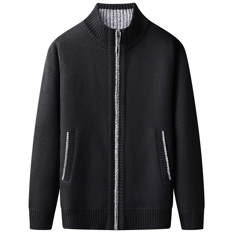 Herren Strickjacke mit Kragen