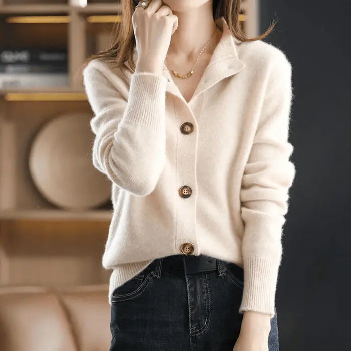 Aliams | Luxuriöse Kaschmir Strickjacke