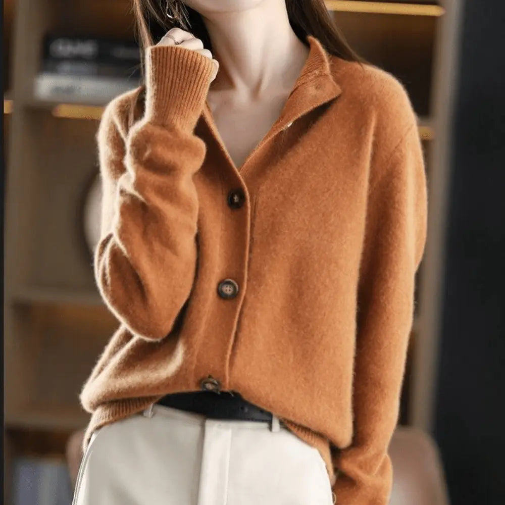 Aliams | Luxuriöse Kaschmir Strickjacke