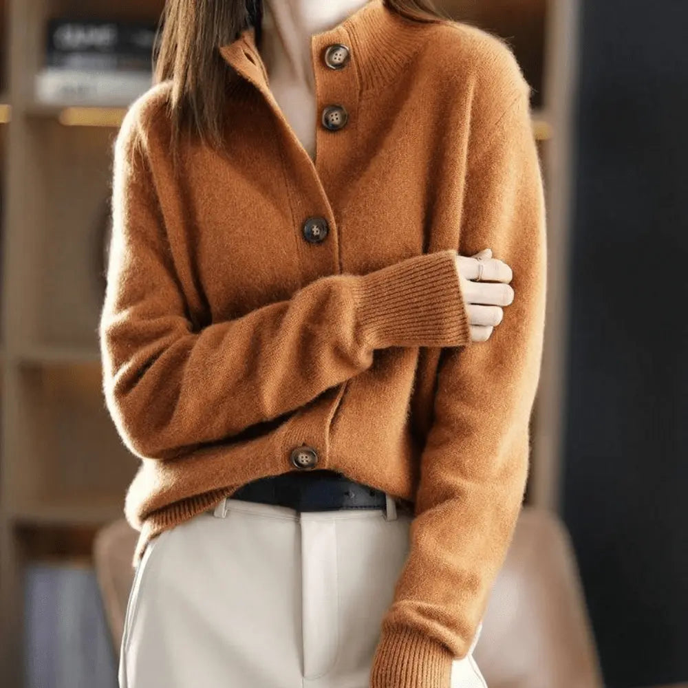 Aliams | Luxuriöse Kaschmir Strickjacke