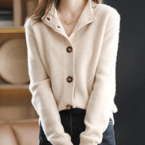 Aliams | Luxuriöse Kaschmir Strickjacke