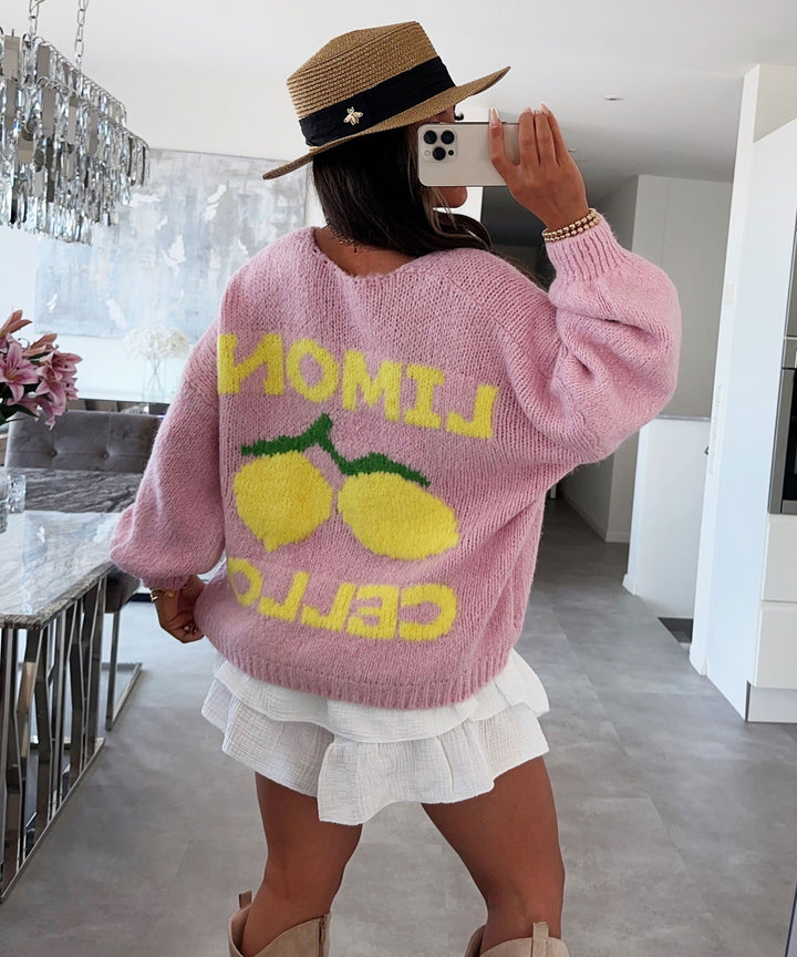 Aliams | Cardigan Limoncello Rosa