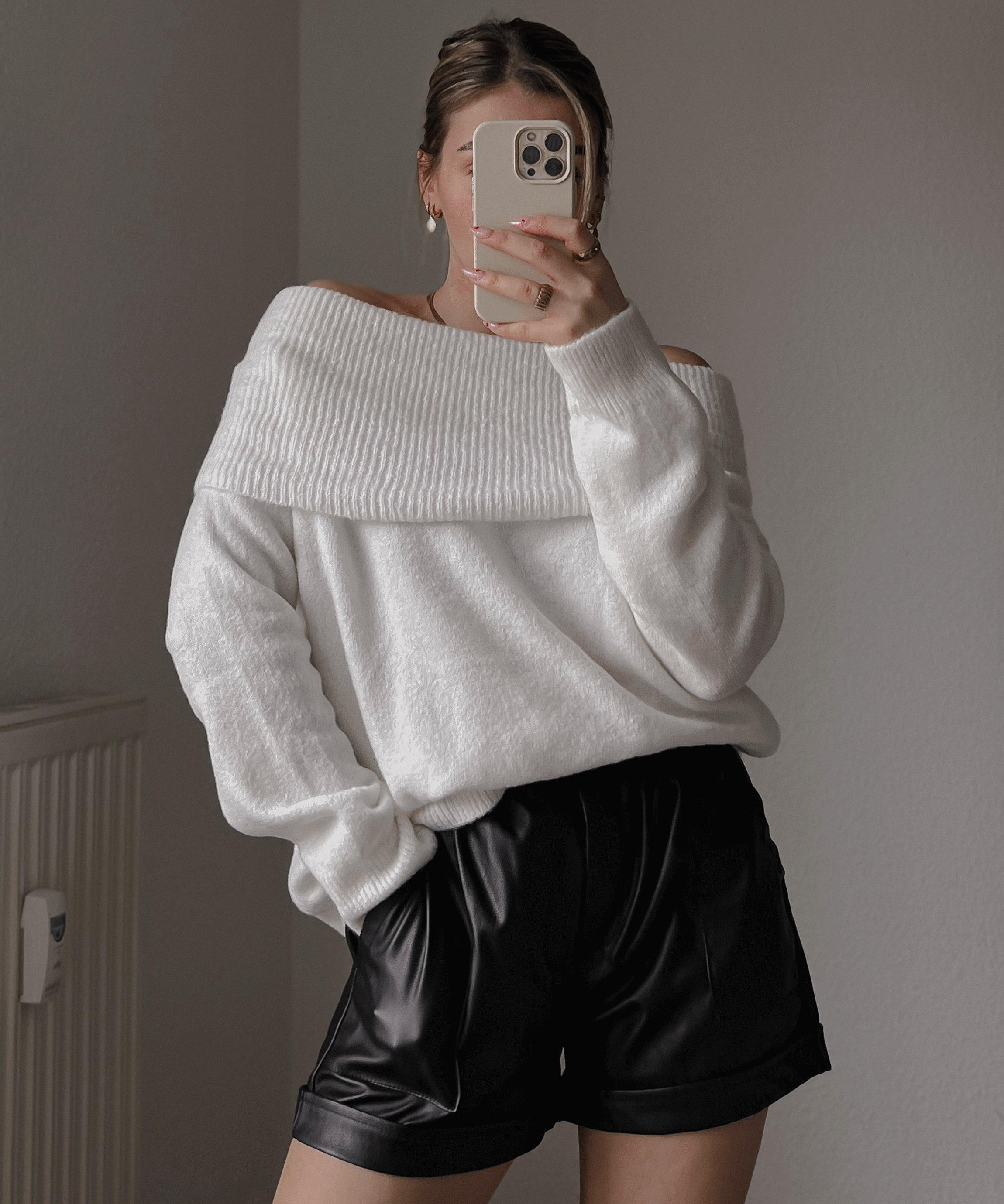 Ofzer | Off-Schulter Pullover