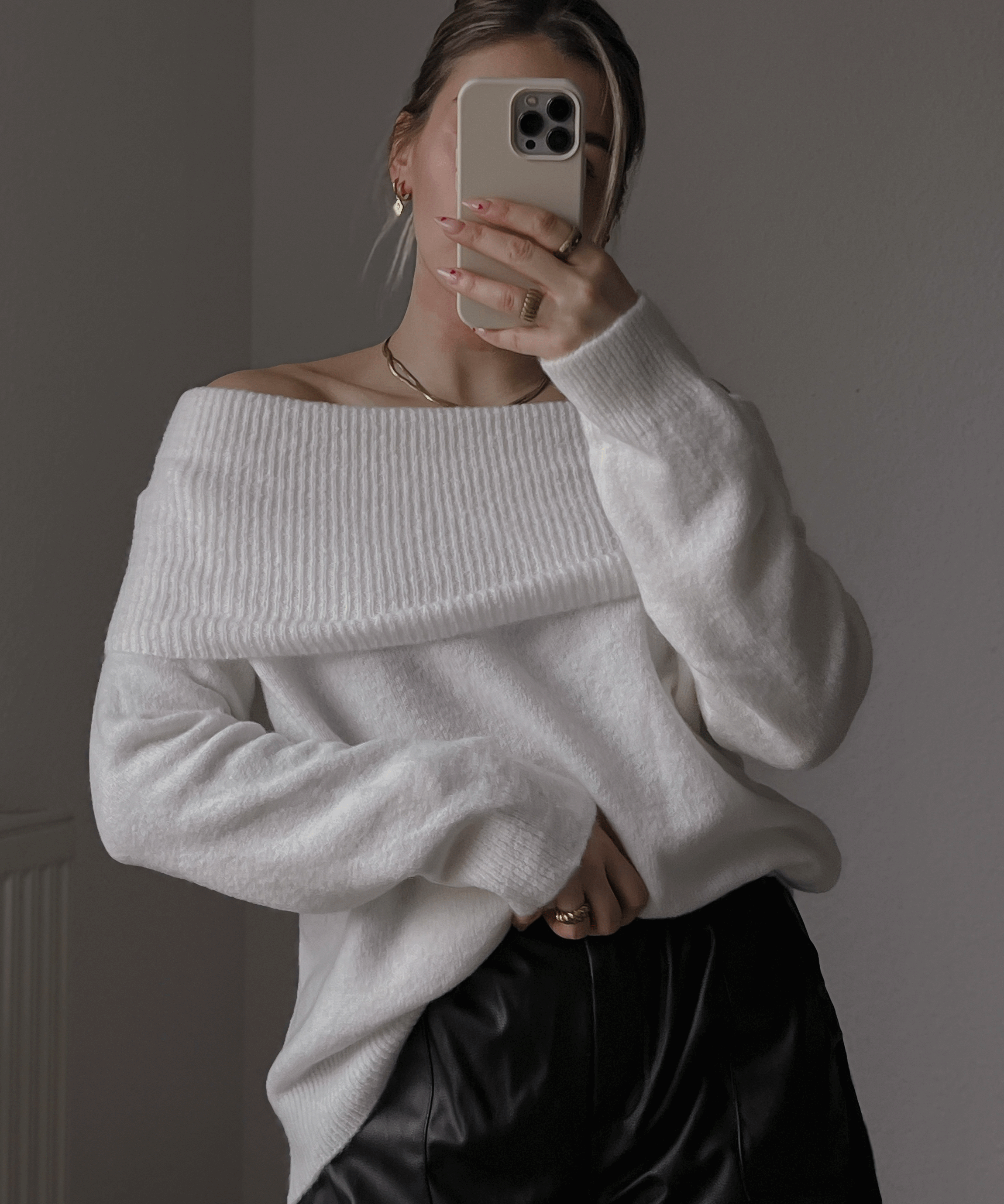 Ofzer | Off-Schulter Pullover