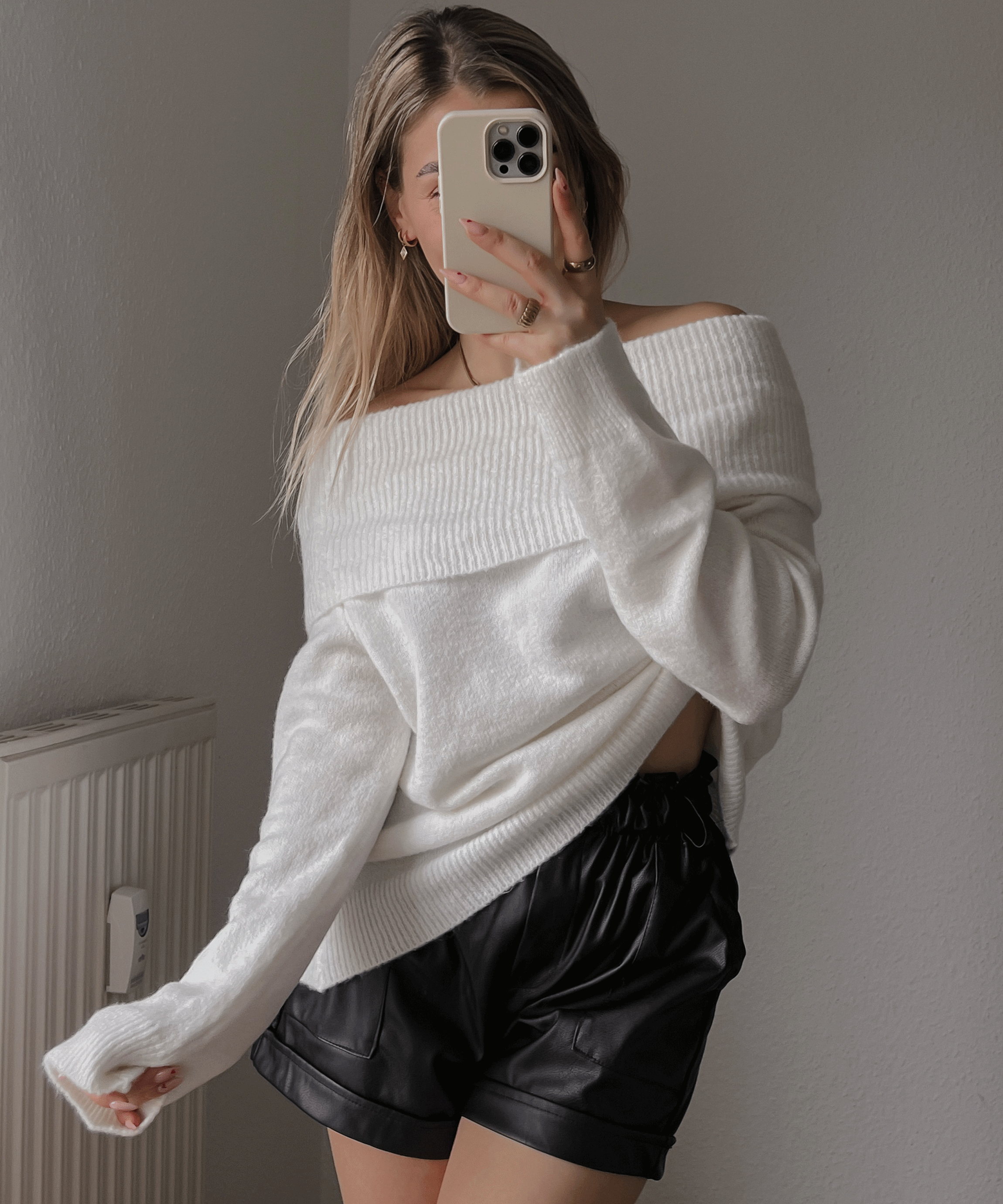 Ofzer | Off-Schulter Pullover