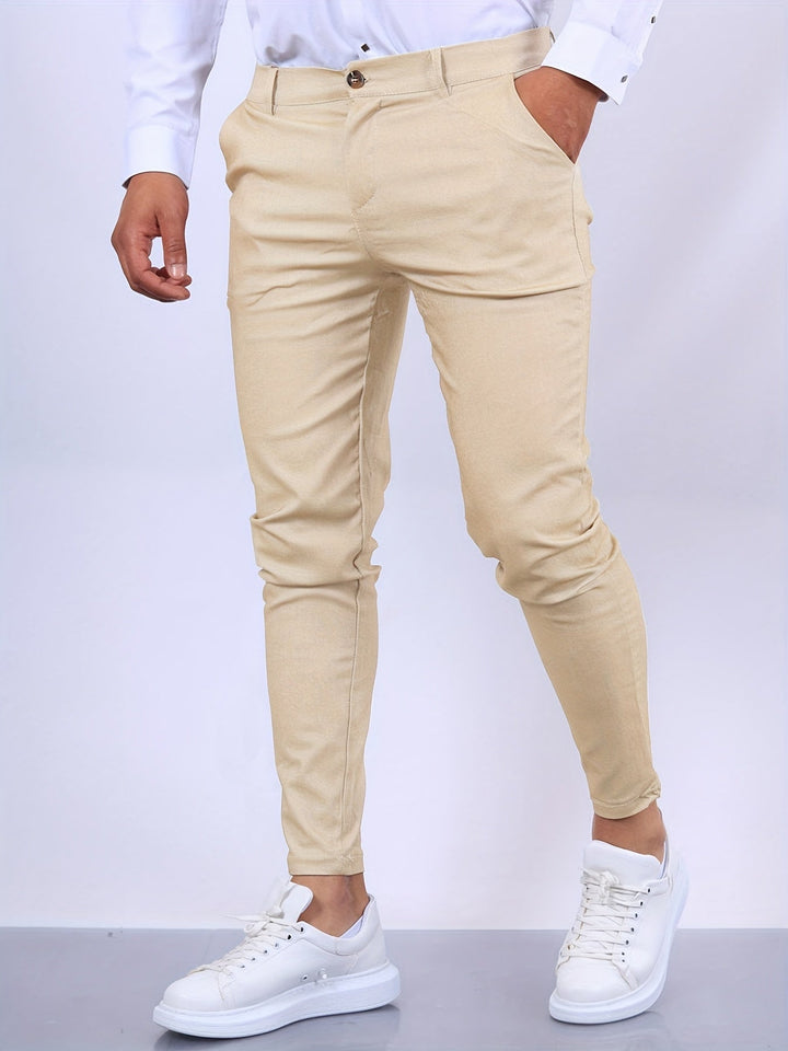 Aliams | Elegante Herren Slim Fit Hose Modernes und Schickes Design