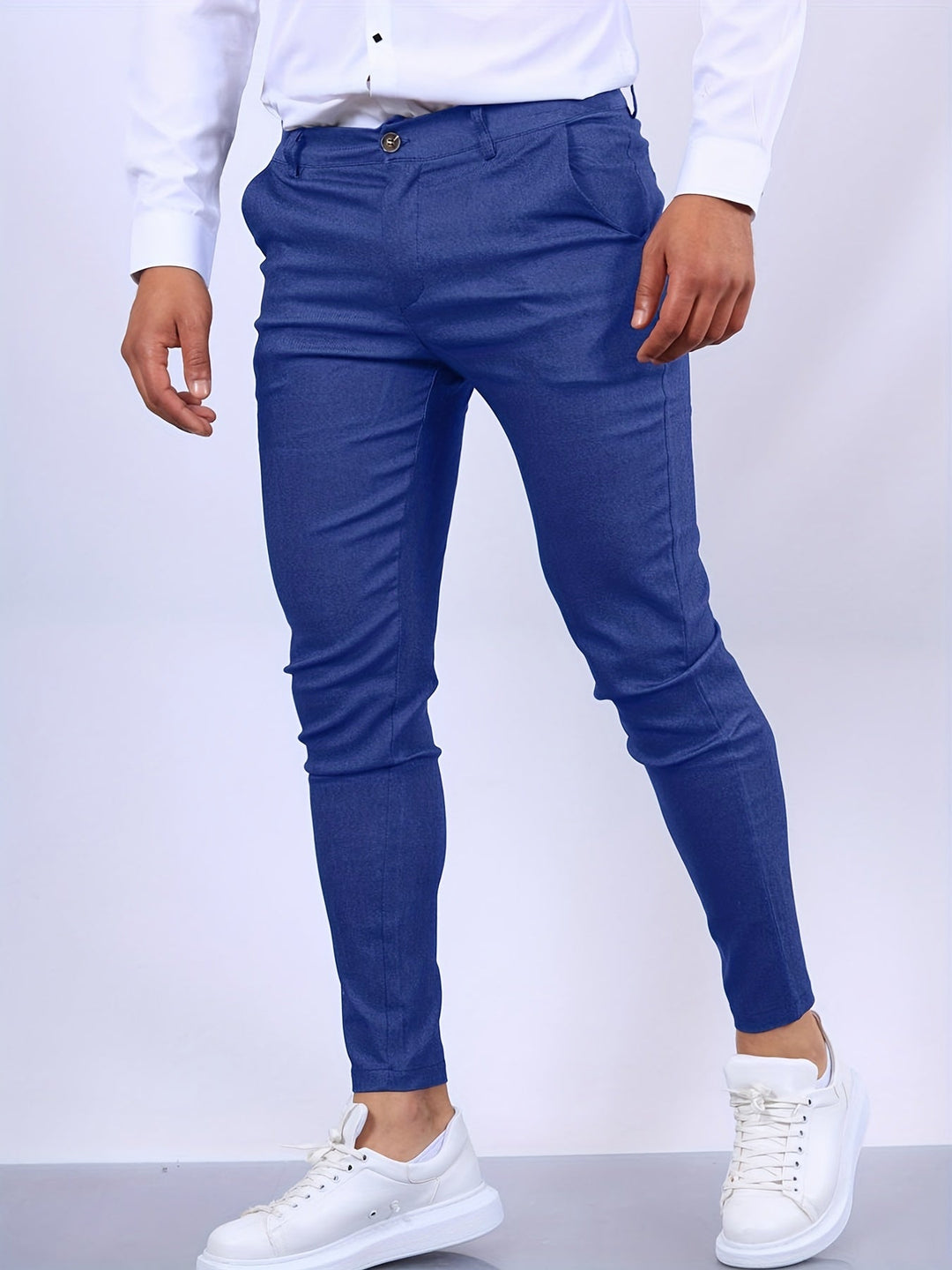 Aliams | Elegante Herren Slim Fit Hose Modernes und Schickes Design