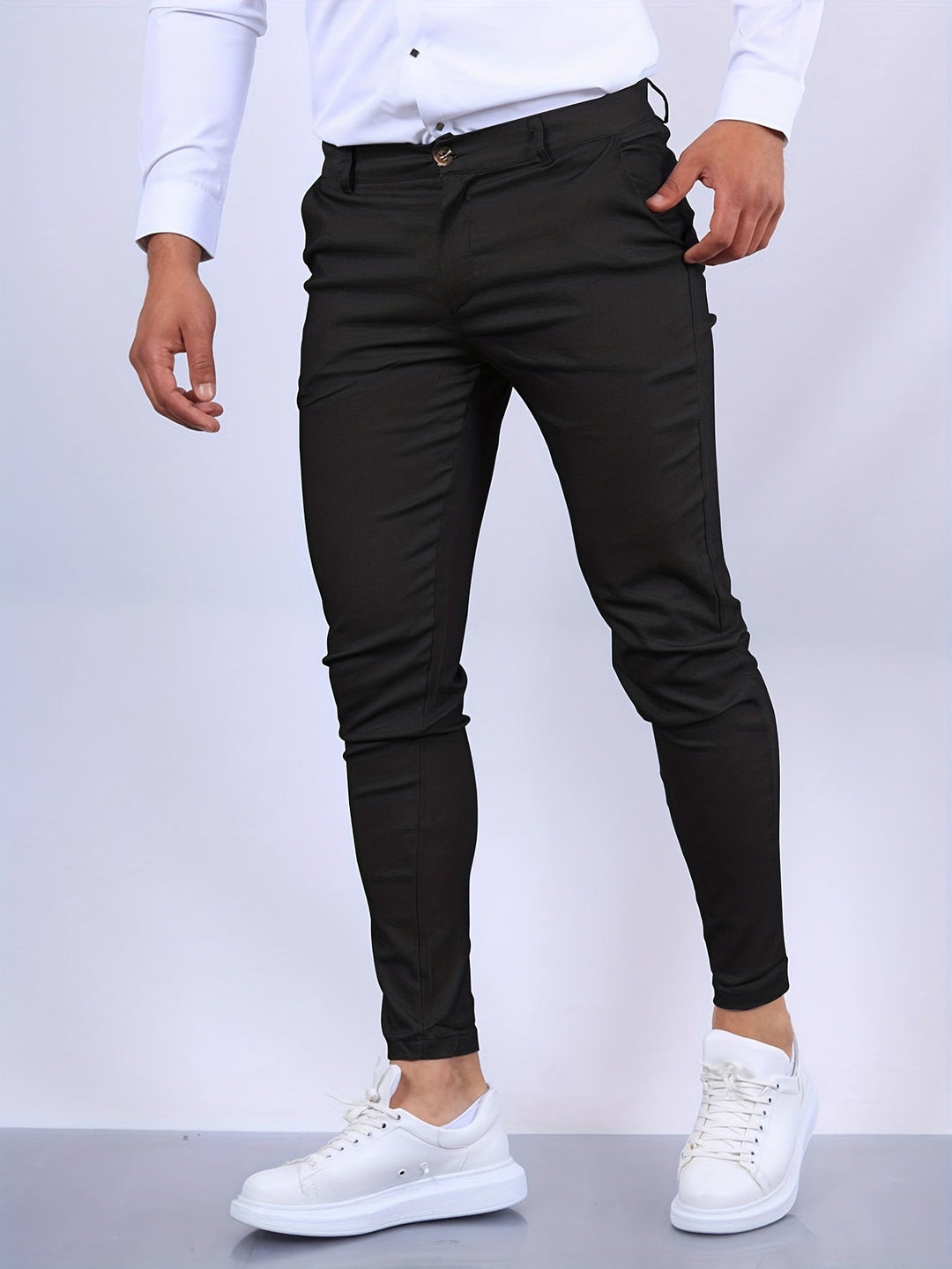 Aliams | Elegante Herren Slim Fit Hose Modernes und Schickes Design