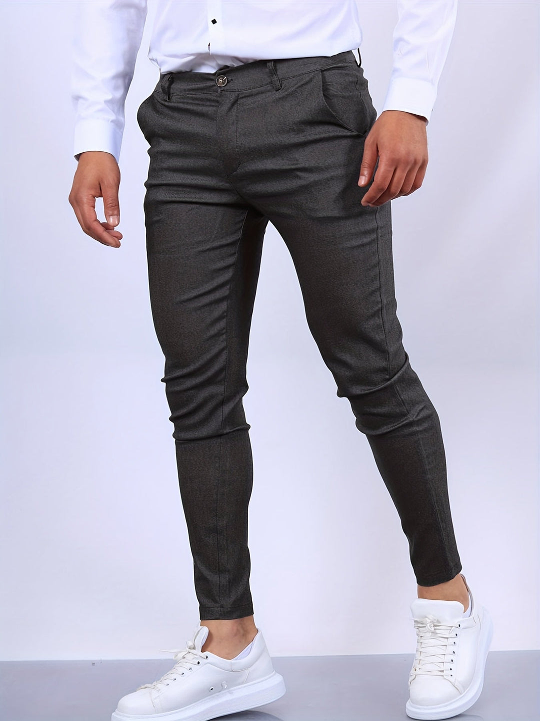 Aliams | Elegante Herren Slim Fit Hose Modernes und Schickes Design
