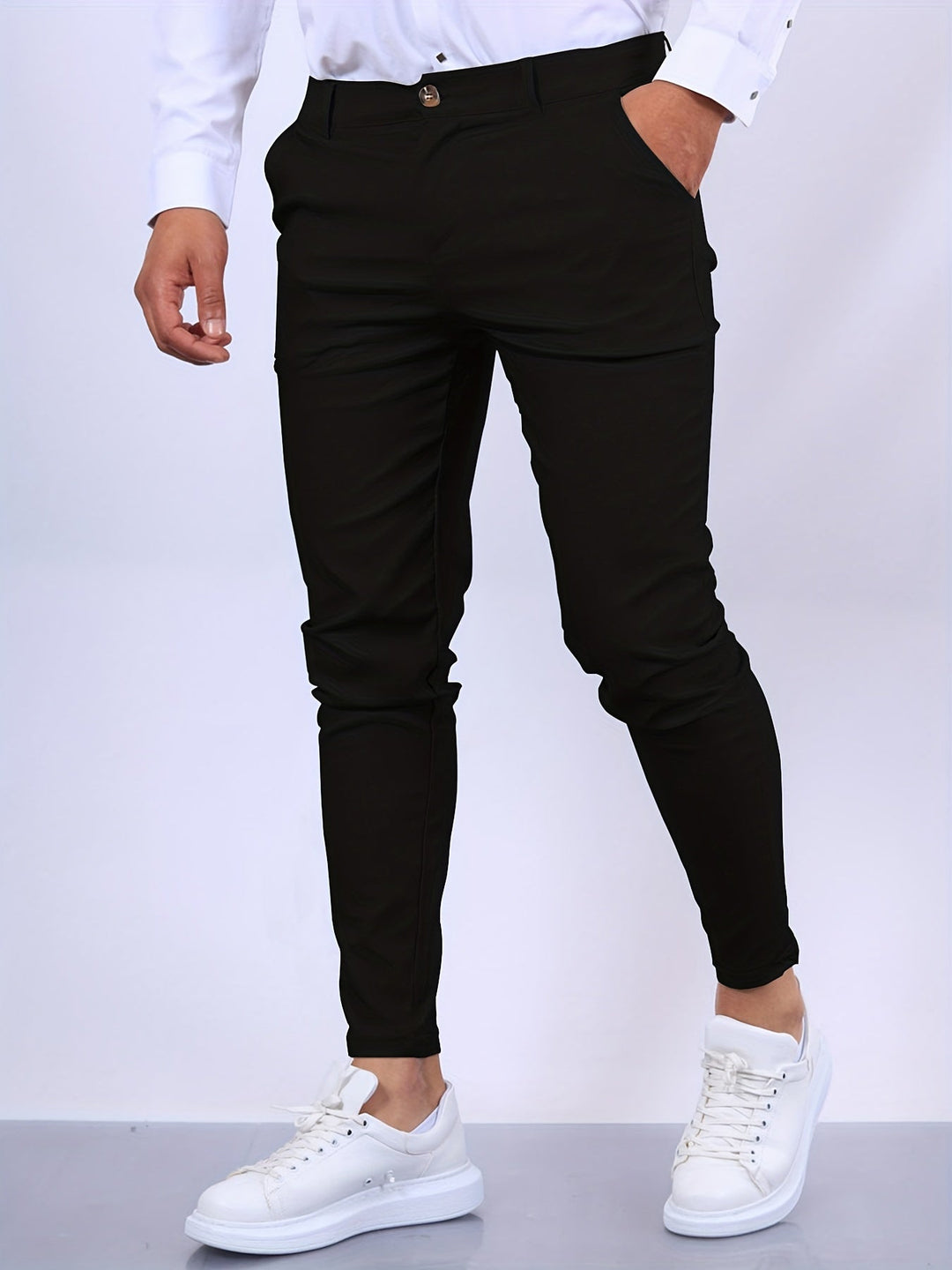 Aliams | Elegante Herren Slim Fit Hose Modernes und Schickes Design