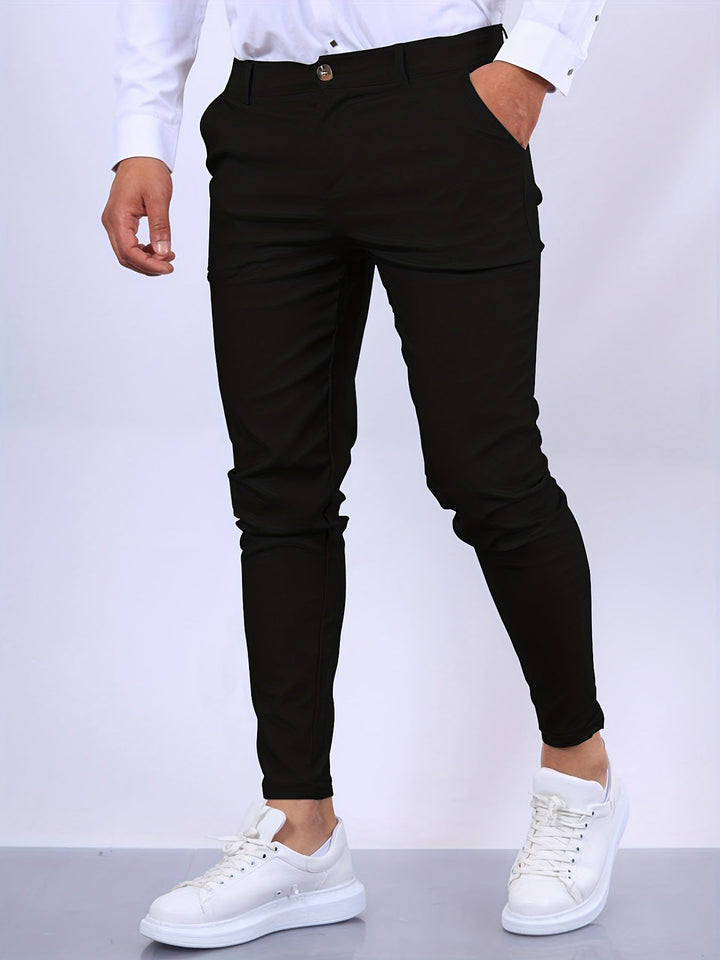 Aliams | Elegante Herren Slim Fit Hose Modernes und Schickes Design