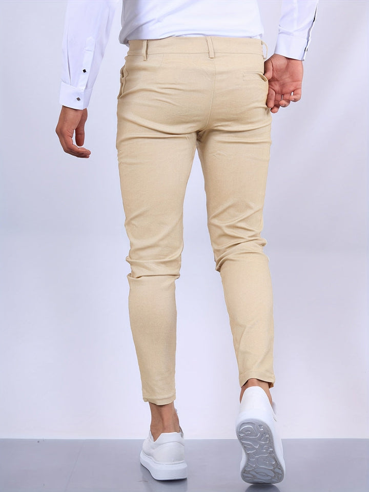Aliams | Elegante Herren Slim Fit Hose Modernes und Schickes Design