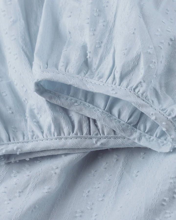 Aliams | Entspannendes Boho Hemdblusenkleid mit V-Ausschnitt für Damen