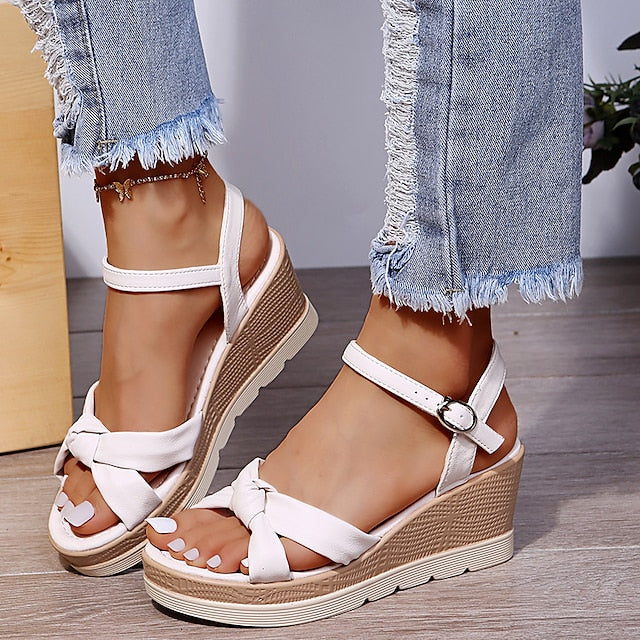 Aliams | Elegante Sandalen mit Geknoteten Riemen für Damen