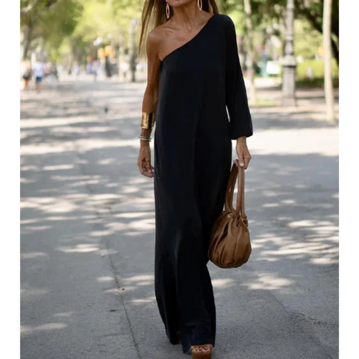 Aliams | Elegantes und Leichtes Ein-Schulter-Kleid