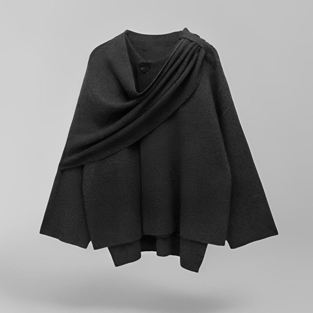 Damen Cape Mantel - Trendy & Bequem Für Herbst